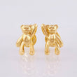 Topos Oso Mano Arriba 0.75gr / 1cm / Oro Amarillo 18K
