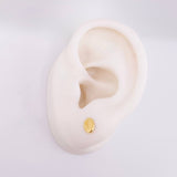 Topos Virgen Guadalupe Mate 0.55gr / 7mm Oro Amarillo 18K ©