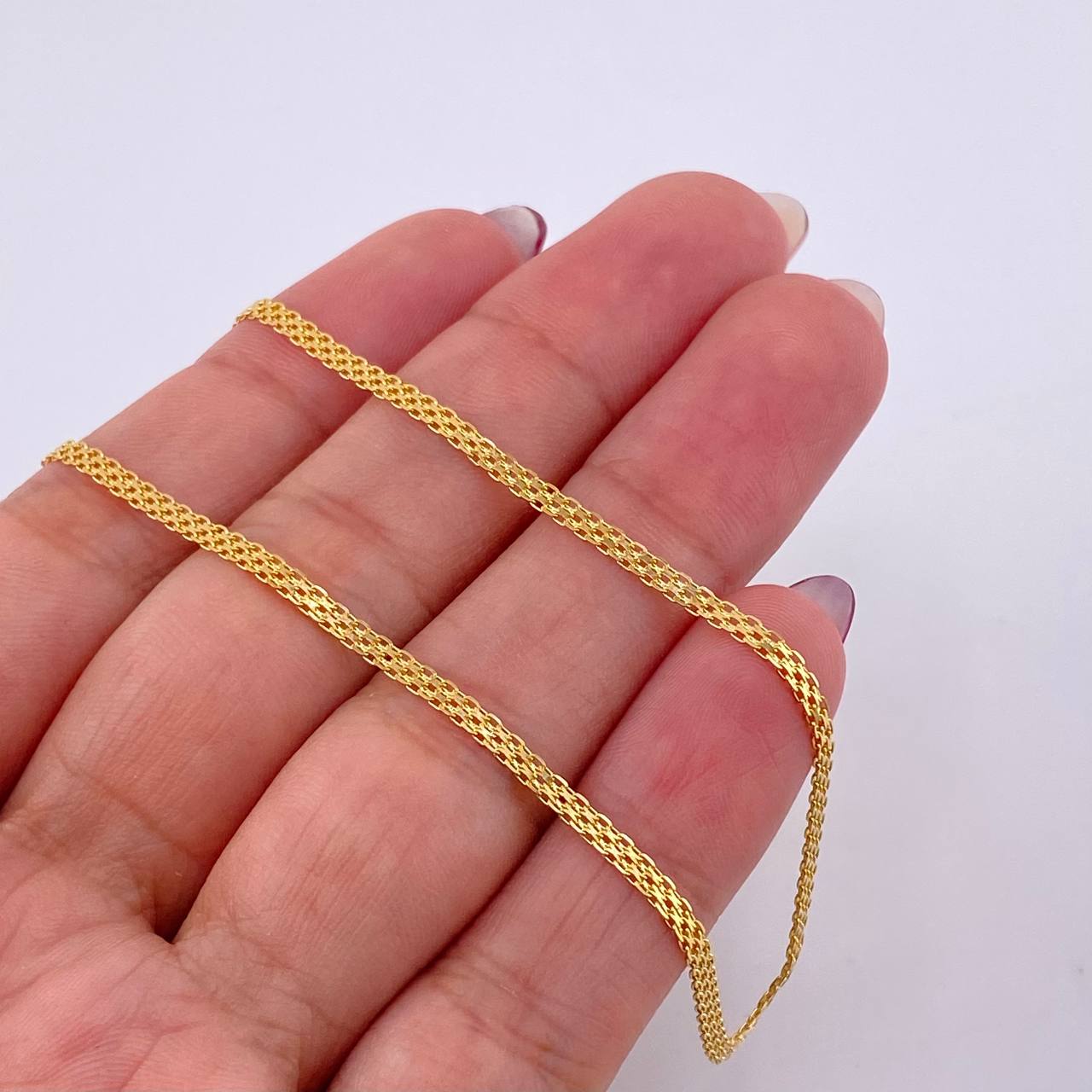 Cadena China 4.25gr / 60cm / 2.2mm Oro Amarillo +1 18K *