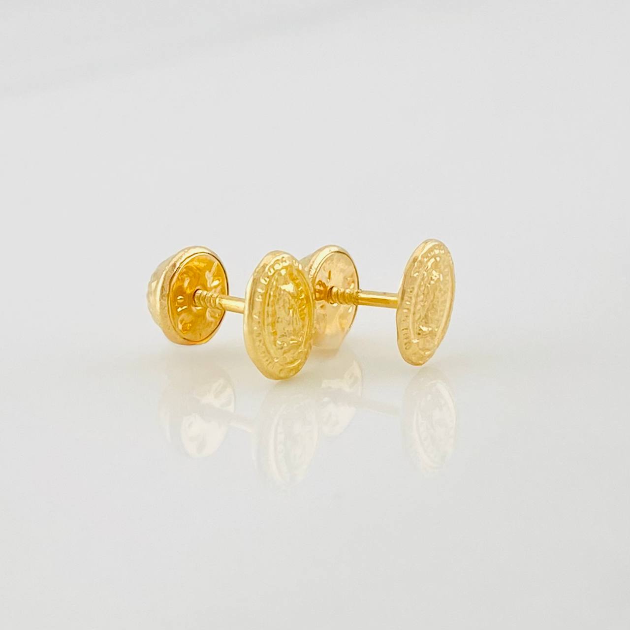 Topos Virgen de Guadalupe 0.5g / 6.8mm Oro Amarillo 18K