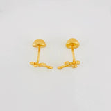 Topos Cruz Corazones 0.8g / 9.3mm Oro Amarillo 18K