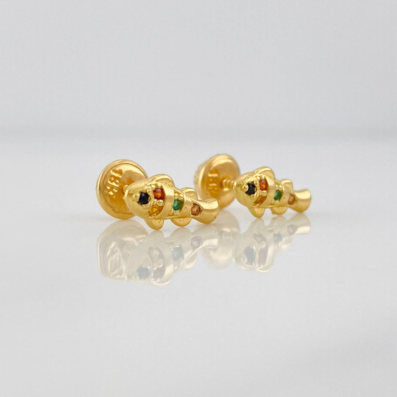 Topos Pez 1g / 4.8mm Oro Amarillo 18K