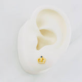 Topos Corona 0.95g / 6mm Oro Amarillo 18K