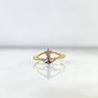 Anillo Ancla 1.85gr / T6 3/4 / Dos Oros Amarillo Blanco
