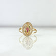 Anillo Virgen de Guadalupe 1.75gr / T5 1/4 / Circones Blancos Verdes Fucsias Oro Amarillo