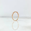 Anillo Corazones 0.95gr / T5 1/2 / Circones Blancos Oro Rosa
