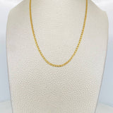 Cadena Escalera Plana 5.55g / 60cm / 2.3mm Oro Amarillo 18K