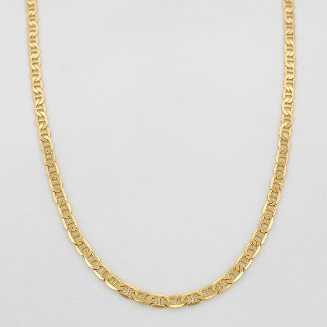 Cadena Escalera Plana 5.55g / 60cm / 2.3mm Oro Amarillo 18K