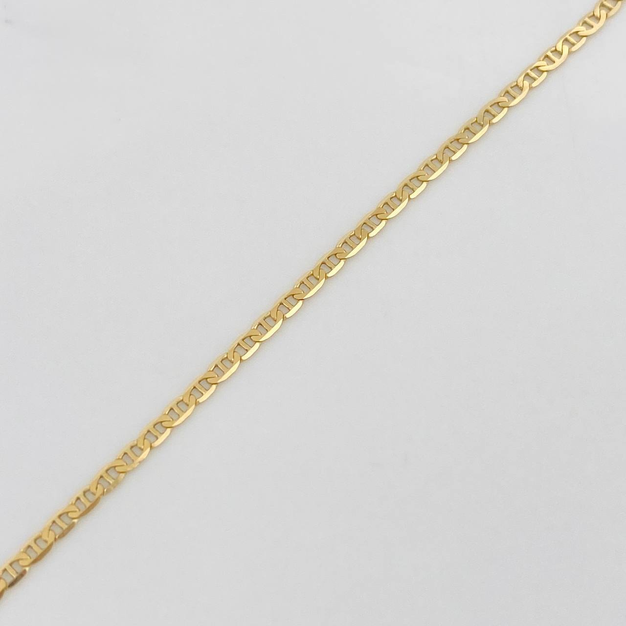 Cadena Escalera Plana 1.9g / 50cm / 1.3mm Oro Amarillo 18K