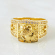 Anillo Rostro Jesus  8.2gr / T10 / Oro Amarillo 18K