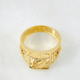 Anillo Rostro Jesus  8.2gr / T10 / Oro Amarillo 18K
