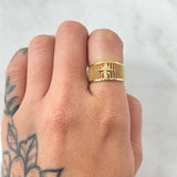 Anillo Estrella Cardinal 3.65gr / T5 1/2 / Oro Amarillo 18K