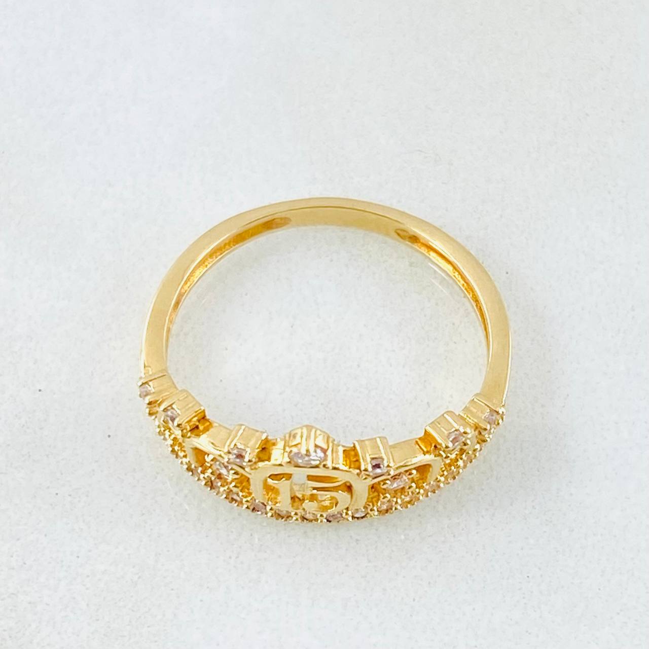 Anillo Corona 15s 2.2gr / T5 1/4 / Oro Amarillo 18K *