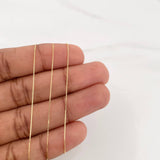 Set Cadena Veneciana + Dije Cruz / 2.15g / 50cm Oro Amarillo 18K
