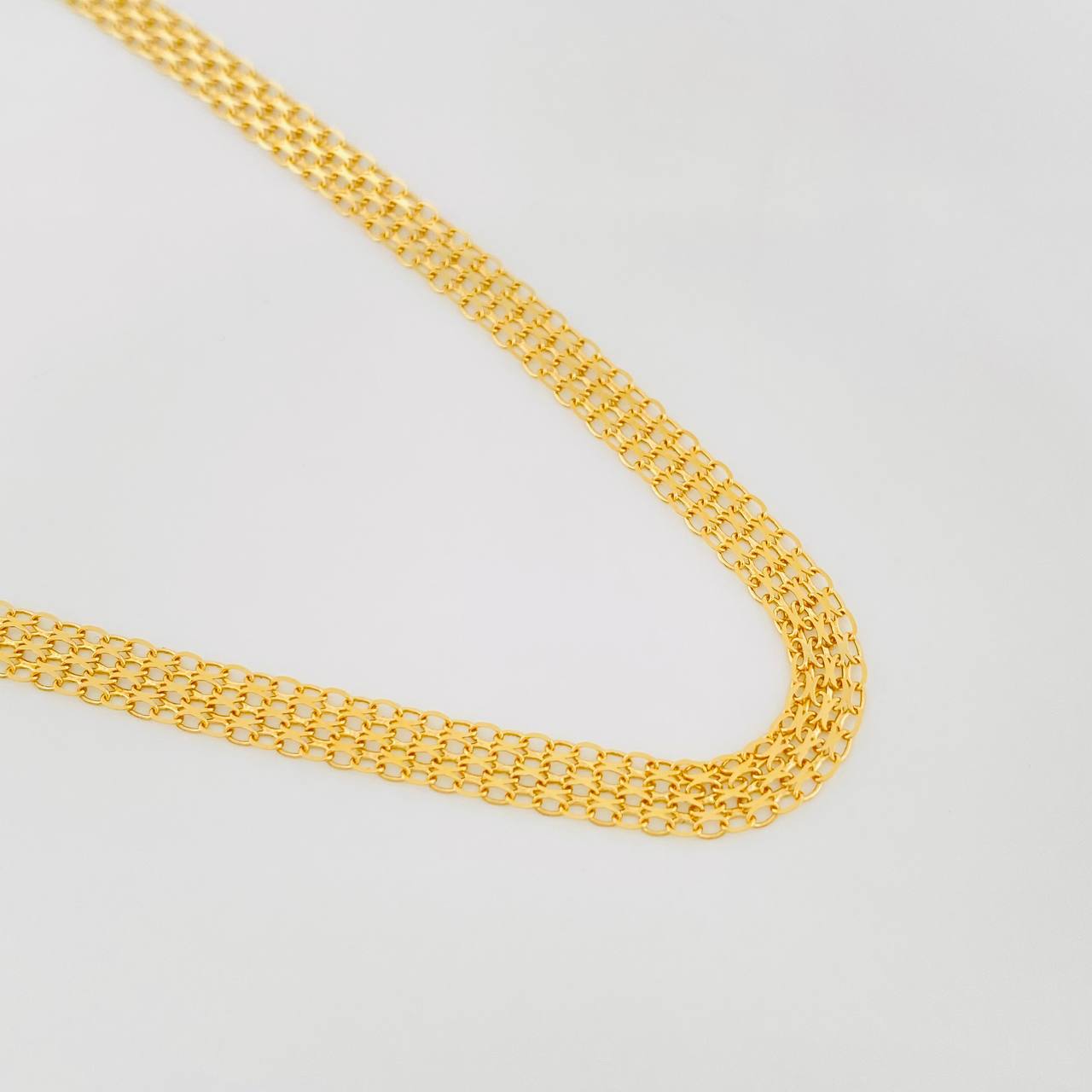Cadena China 4.5g / 45cm / 3.76mm Oro Amarillo 18K