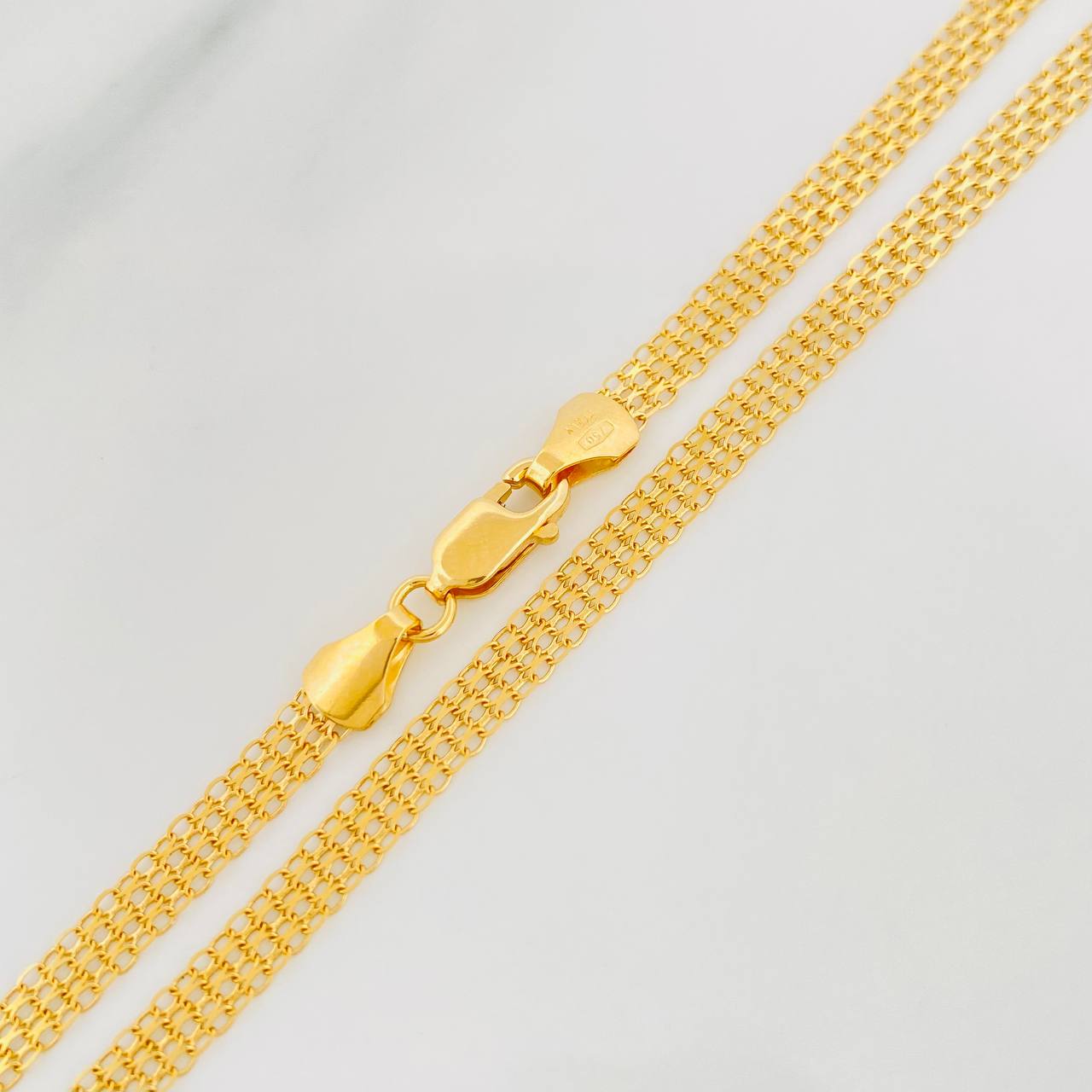 Cadena China 4.5g / 45cm / 3.76mm Oro Amarillo 18K