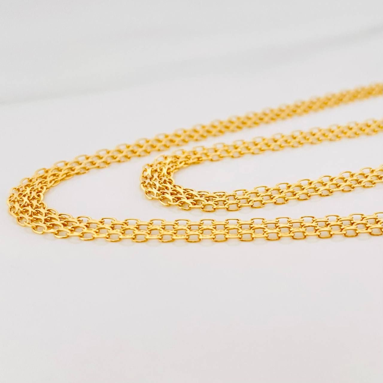 Cadena China 7.75g / 60cm / 4.23mm Oro Amarillo 18K