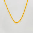 Cadena Lazo 1.65g / 45cm / 1.6mm Oro Amarillo 18K