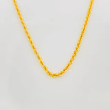 Cadena Lazo 1.65g / 45cm / 1.6mm Oro Amarillo 18K