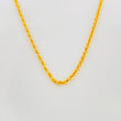 Cadena Lazo 2g / 60cm / 1.53mm Oro Amarillo 18K