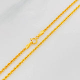 Cadena Lazo 1.65g / 45cm / 1.6mm Oro Amarillo 18K