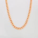 Cadena Cubana 4.4g / 60cm / 3.04mm Oro Rosa 18K