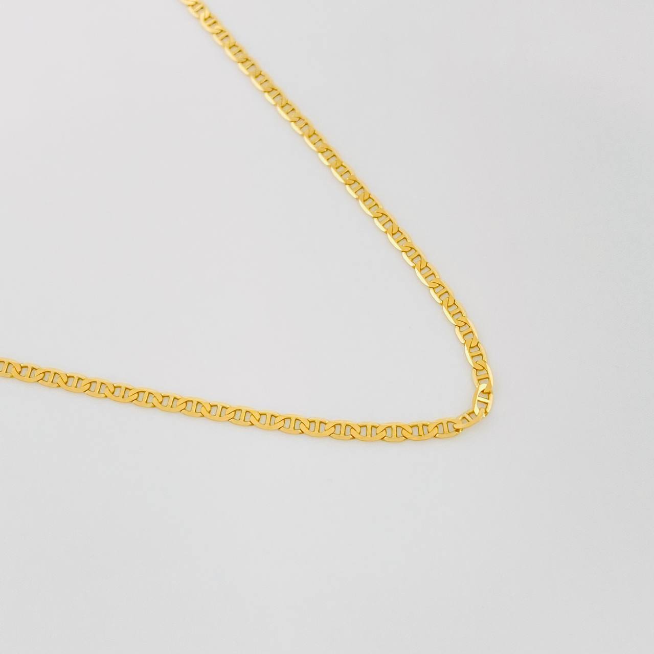 Cadena Escalera 1.95g / 50cm / 1.3mm Oro Amarillo 18K