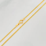 Cadena Escalera 1.8g / 50cm / 1.38mm Oro Amarillo 18K