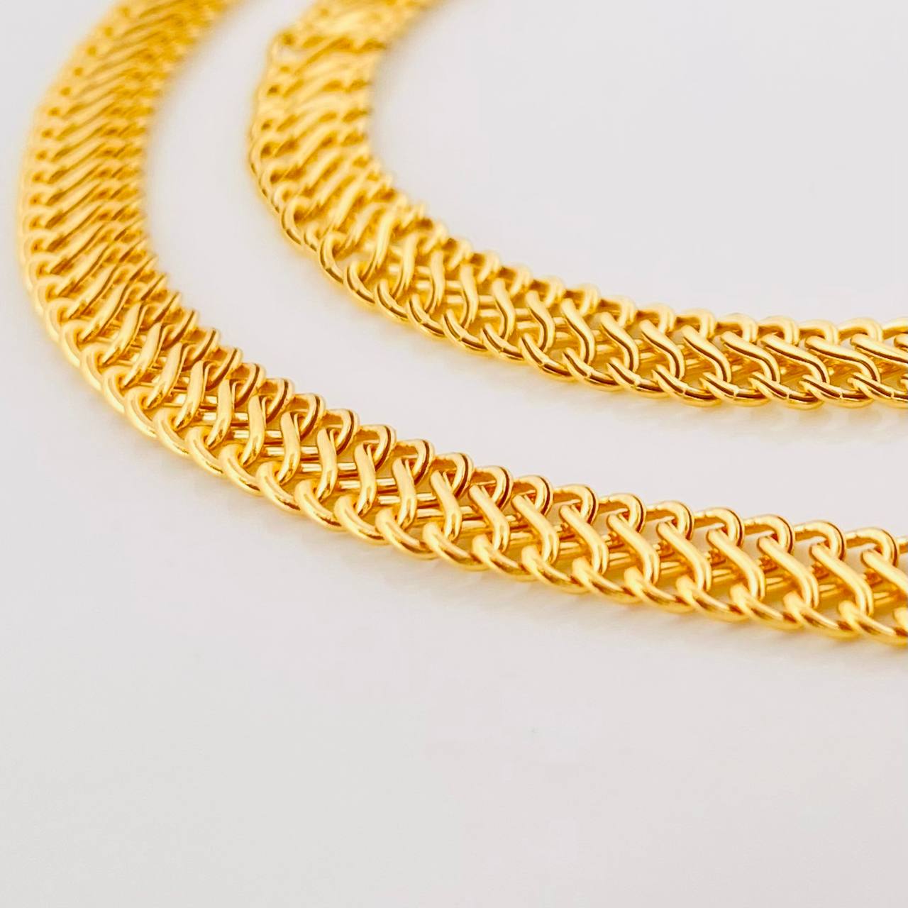 Cadena Sedusa 5.25g / 60cm / 3.84mm Oro Amarillo 18K