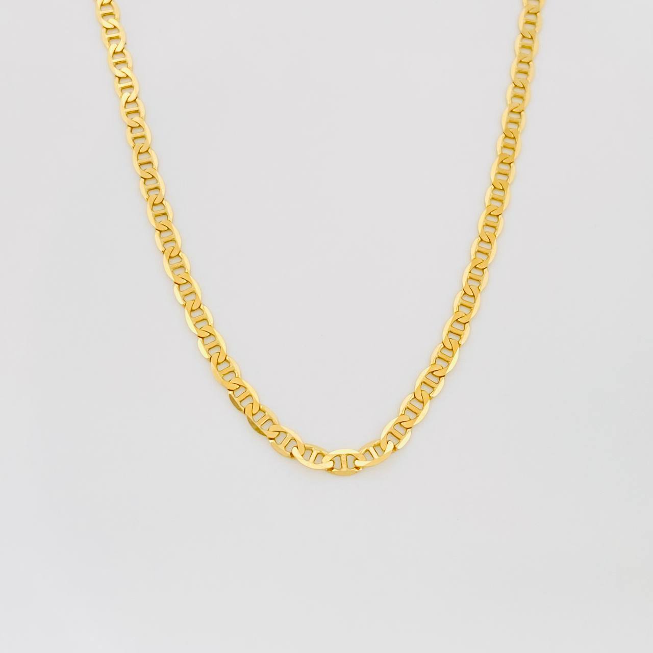 Cadena Escalera 4.15g / 45cm / 2.28mm Oro Amarillo 18K