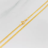 Cadena Escalera 5.55g / 60cm / 2.3mm Oro Amarillo 18K