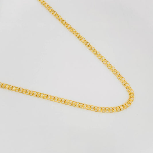 Cadena China 3.3g / 50cm / 2.04mm Oro Amarillo 18K