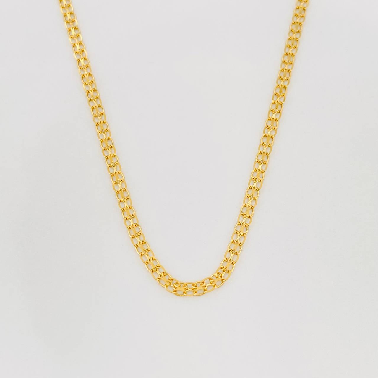 Cadena China 2.3g / 50cm / 1.87mm Oro Amarillo 18K