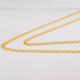 Cadena China 3.05g / 45cm / 2.18mm Oro Amarillo 18K