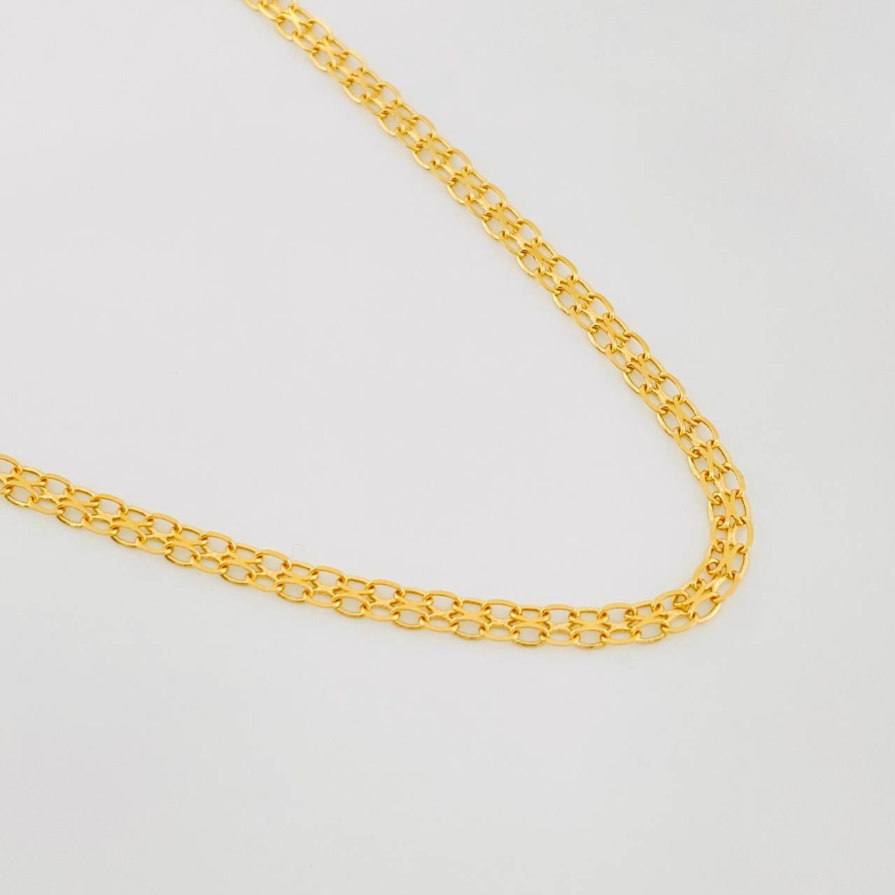 Cadena China 7.65g / 60cm / 2.4mm Oro Amarillo 18K