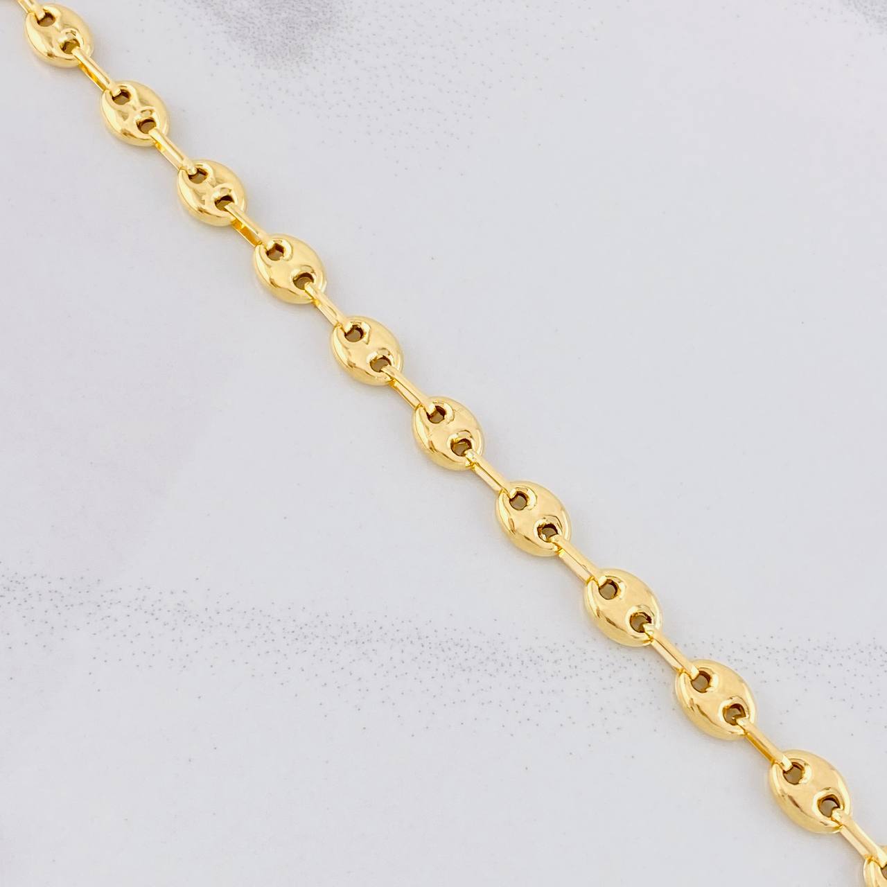 Tobillera GC 5.7g / 23cm / 6.1mm Oro Amarillo 18K