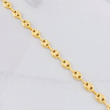 Tobillera GC 5.7g / 23cm / 6.1mm Oro Amarillo 18K