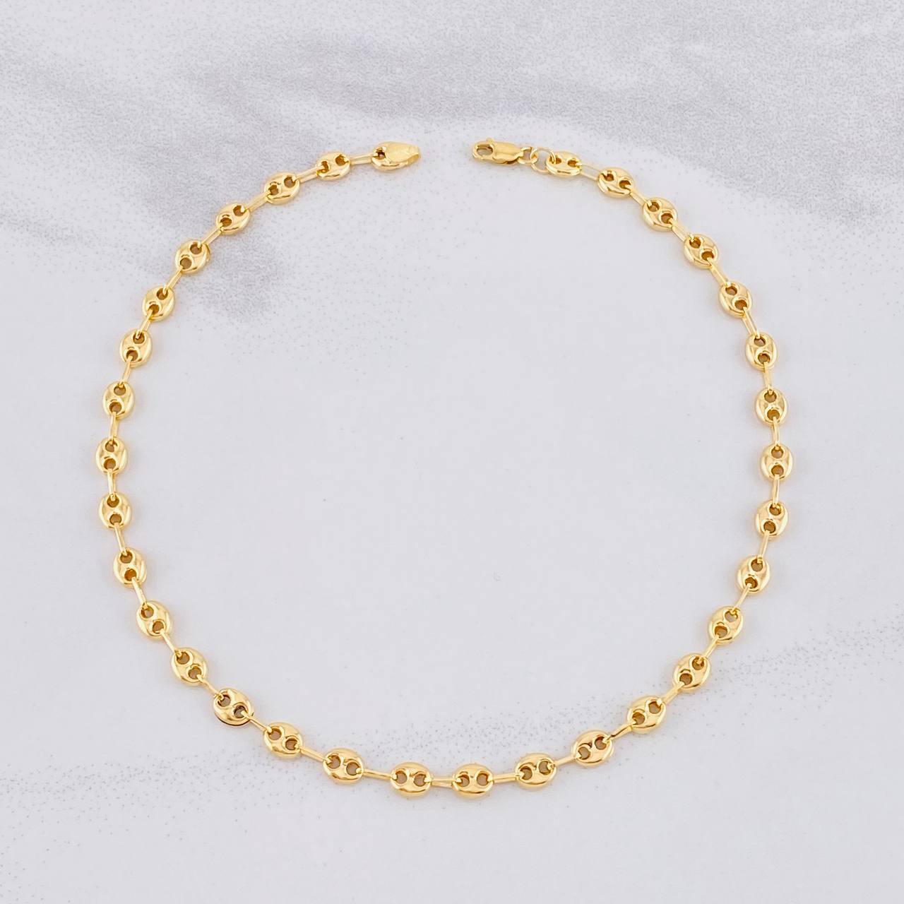 Tobillera GC 3.45g / 26cm / 4.1mm Oro Amarillo 18K