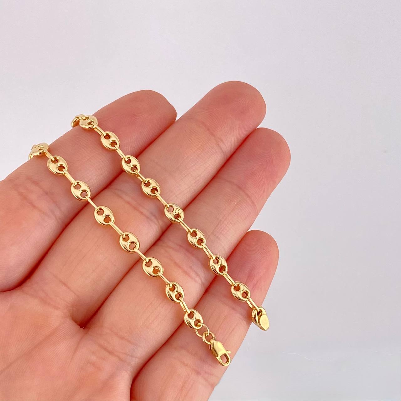 Tobillera GC 3.45g / 26cm / 4.1mm Oro Amarillo 18K