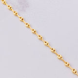 Tobillera GC 2.65g / 25cm / 3.2mm Oro Amarillo 18K