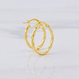 Candongas Mary Ovaladas 1.3g / 2.2cm Oro Amarillo 18K