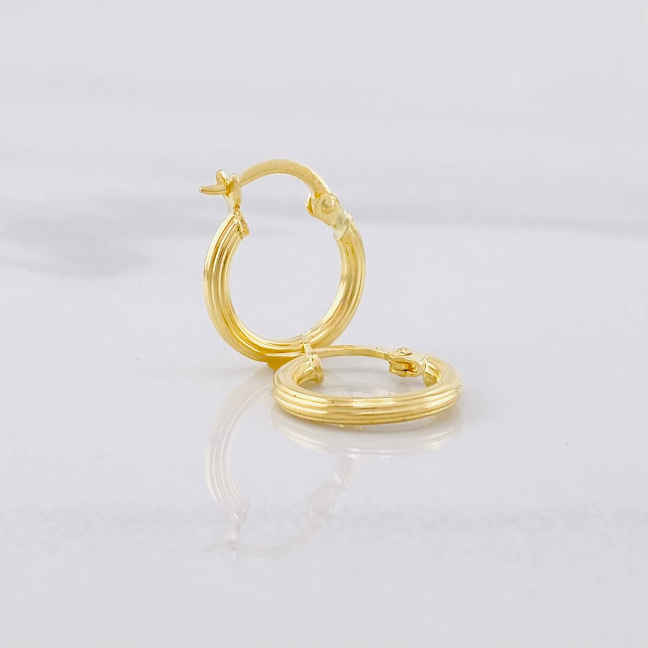 Candongas Arielle 1g / 1.5cm Oro Amarillo 18K