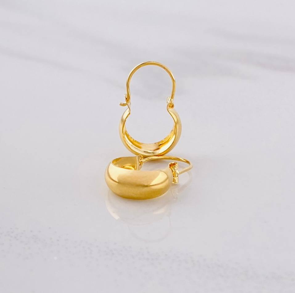 Candongas Ash 0.75g / 1.6cm Oro Amarillo 18K