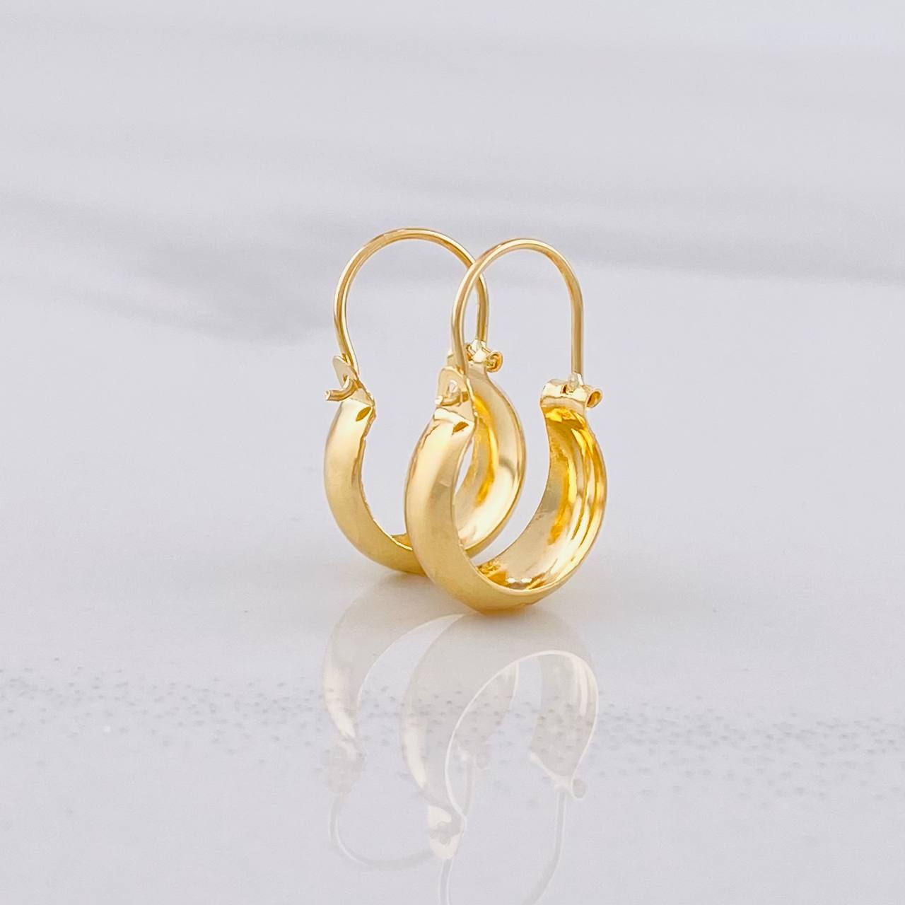 Candongas Ash 0.75g / 1.6cm Oro Amarillo 18K
