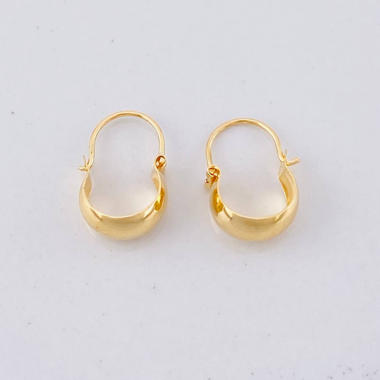 Candongas Ash 0.6g / 1.3cm Oro Amarillo 18K