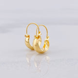 Candongas Ash 0.6g / 1.3cm Oro Amarillo 18K