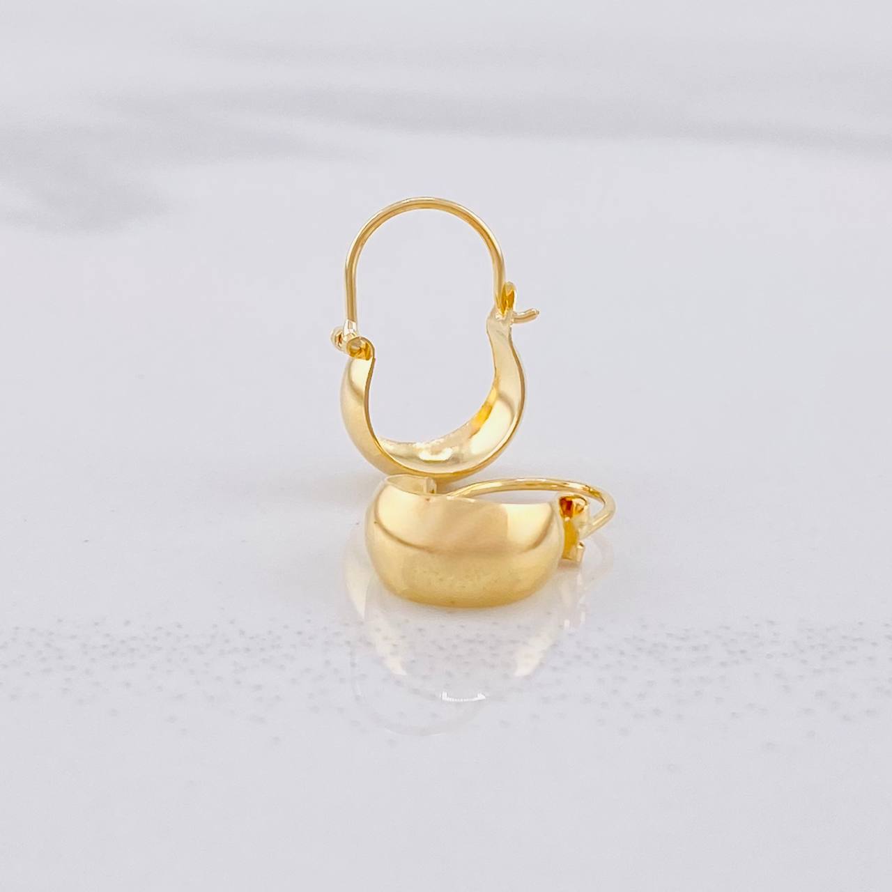 Candongas Ash 0.6g / 1.3cm Oro Amarillo 18K