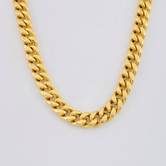 Cadena Cubana 14.8g / 50cm / 6.6mm Oro Amarillo 18K (Oferta)