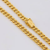 Cadena Cubana 14.8g / 50cm / 6.6mm Oro Amarillo 18K (Oferta)