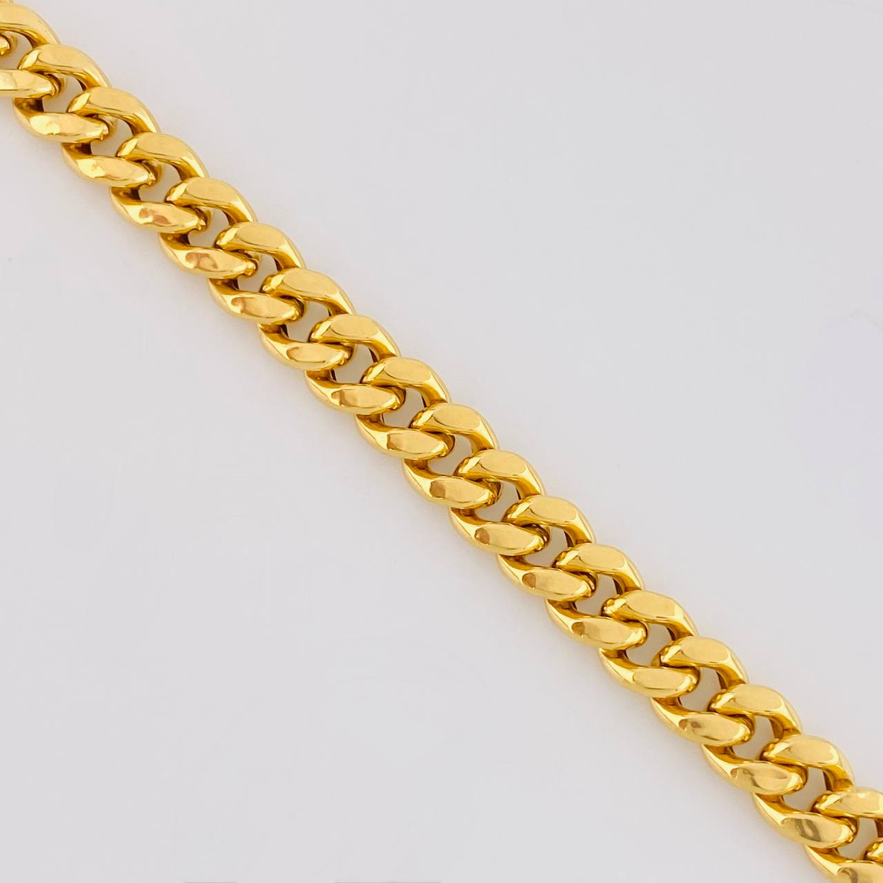 Cadena Cubana 14.8g / 50cm / 6.6mm Oro Amarillo 18K (Oferta)